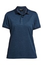 TXLITE MELANGE POLO WOMAN – DARK NAVY