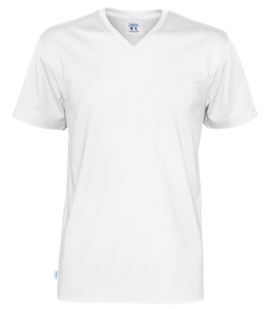 T-SHIRT V-NECK – WHITE