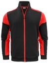 PRIME SWEATVEST – BLACK/RED
