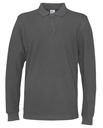 PIQUE LONG SLEEVE – CHARCOAL