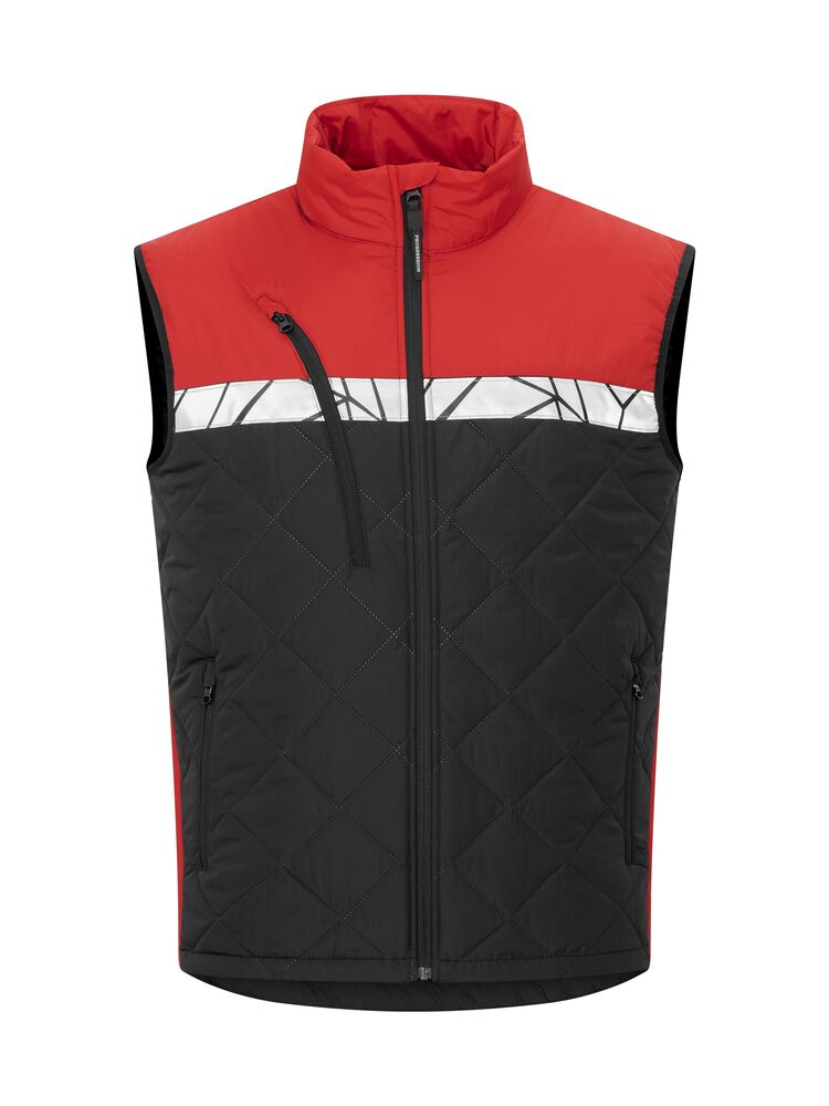 Bezrękawnik roboczy 7700 Bezrękawnik 647700 - Black/ Red