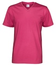 T-shirt V-Neck 141022 - Cerise