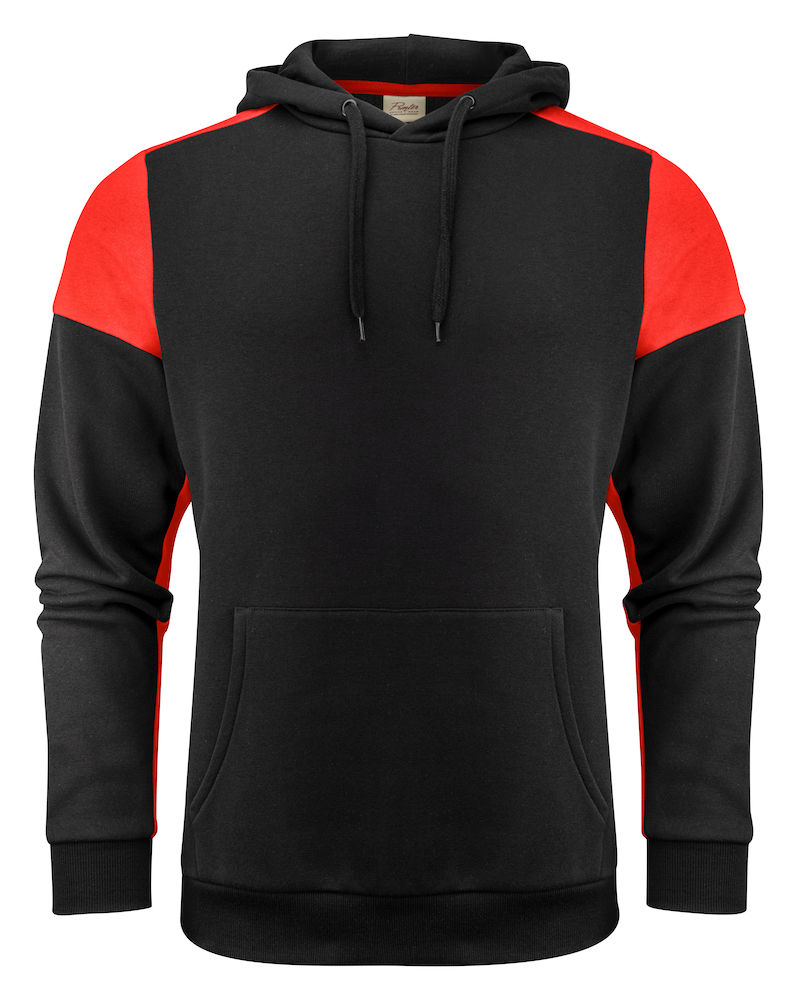 PRIME HOODIE – BLACK/RED