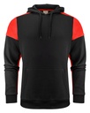 PRIME HOODIE – BLACK/RED
