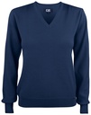 EVERETT V-NECK WOMAN – DARK NAVY