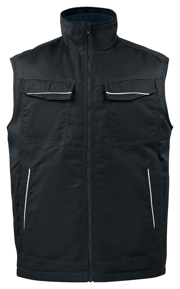 5704 WYŚCIEŁANA KAMIZELKA – BLACK