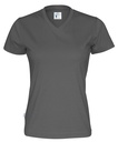 T-shirt V-Neck Woman 141021 - Charcoal