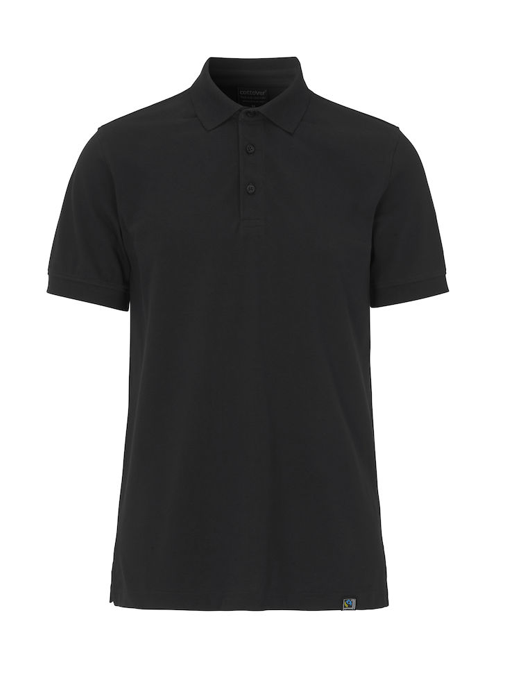 STRETCH PIQUE POLO – BLACK