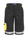 Spodenki robocze 7514 Szorty robocze damskie 647514 - Black/ Yellow