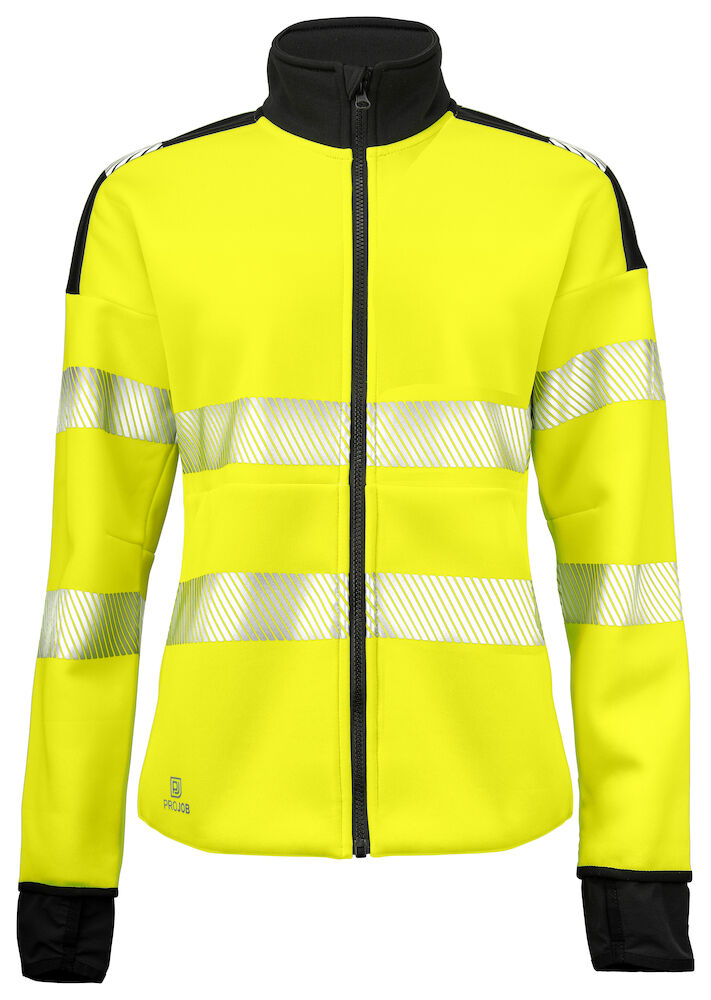 Bluza robocza 6111 Bluza Damska Rozpinana Z Odblaskami Na Ramionach - En Iso 20471 Klasa 3/2 646111 - Yellow/ Black