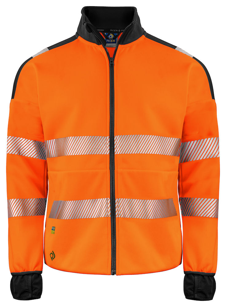 6109 BLUZA ROZPINANA Z ODBLASKAMI NA RAMIONACH - EN ISO 20471 KLASA 3/2 – ORANGE