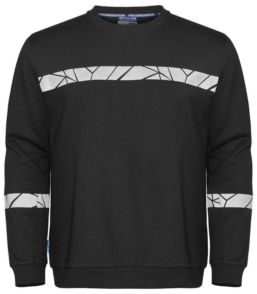 Bluza robocza 7101 Bluza z okrągłym dekoltem 647101 - Black/ Black