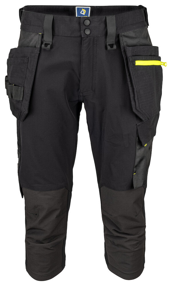 Spodenki robocze 5556 Spodnie Piratki Stretch 645556 - Black