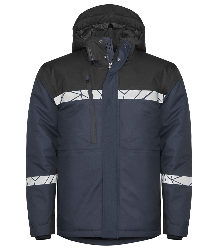 7413 Ocieplana kurtka typu softshell – NAVY/ BLACK