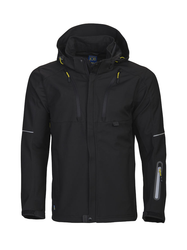 3406 KURTKA FUNKCJONALNA SOFTSHELL – BLACK