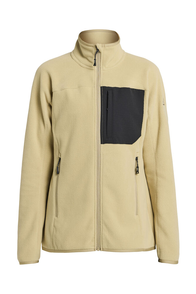 HIMALAYA FULL ZIP POCKET FLEECE WOMAN – BEIGE