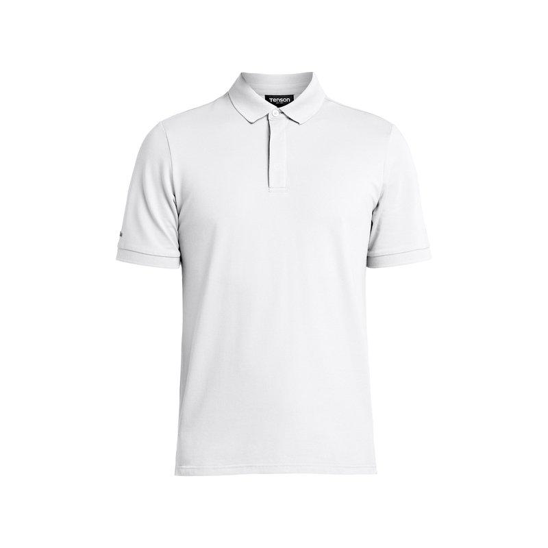 TXLITE TRI-BLEND POLO – BRIGHT WHITE