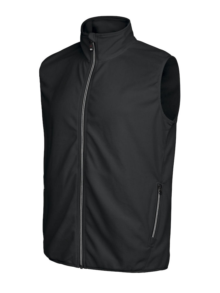 MELTON VEST – BLACK