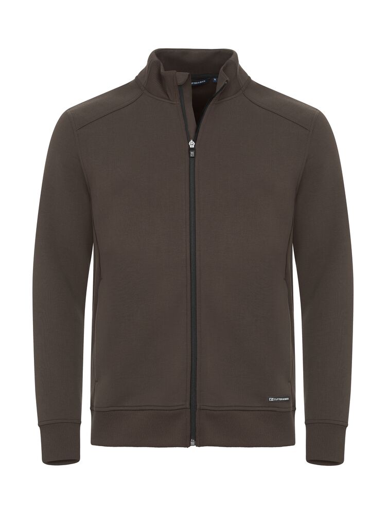 PEMBERTON CARDIGAN FZ – DARK MOCCA