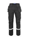 7509 Spodnie robocze z otwartymi kieszeniami – BLACK/ BLACK