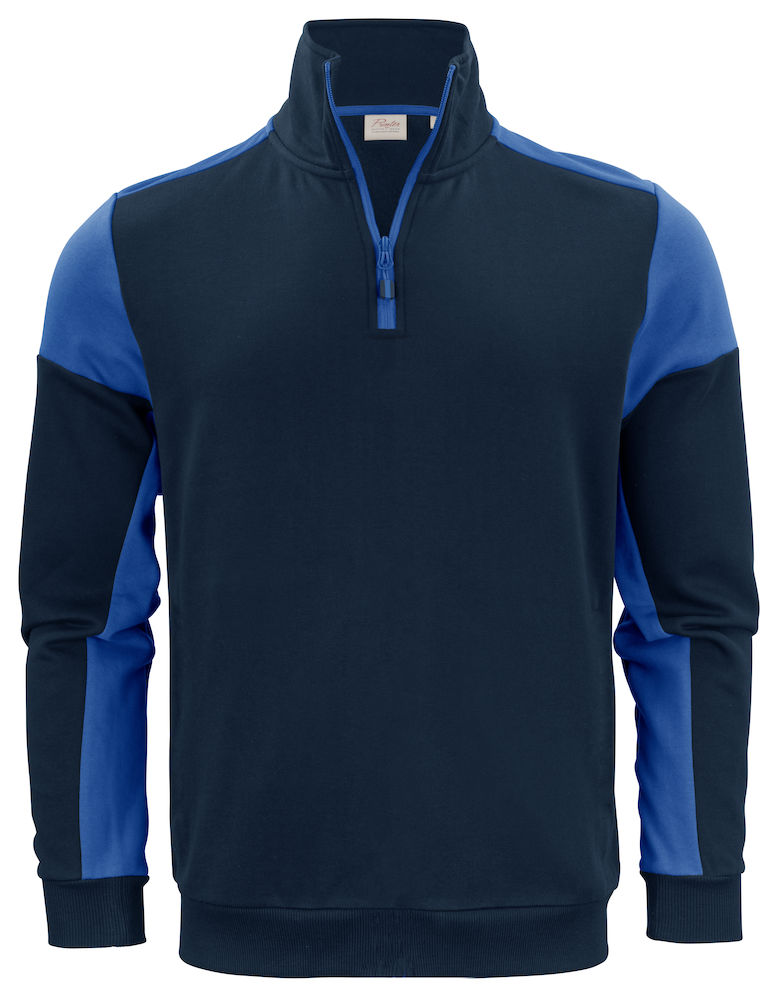 PRIME HALFZIP SWEATER – NAVY/COBALT