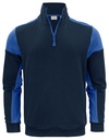 PRIME HALFZIP SWEATER – NAVY/COBALT