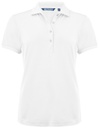 VIRTUE ECO POLO SOLID WOMAN – WHITE
