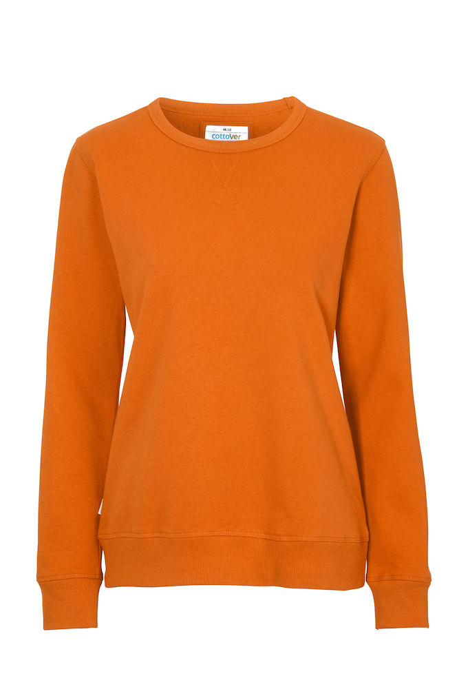 Bluza Crew Neck Woman 141004 - Orange