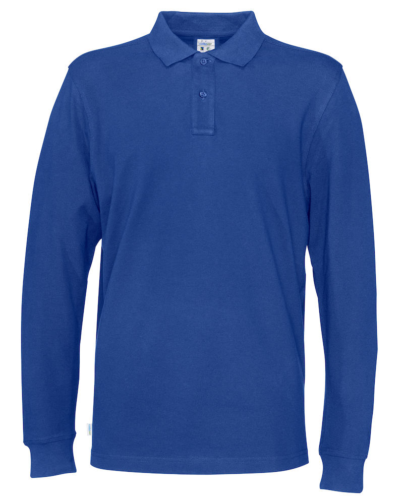 Koszulka polo Pique Long Sleeve 141018 - Royal Blue