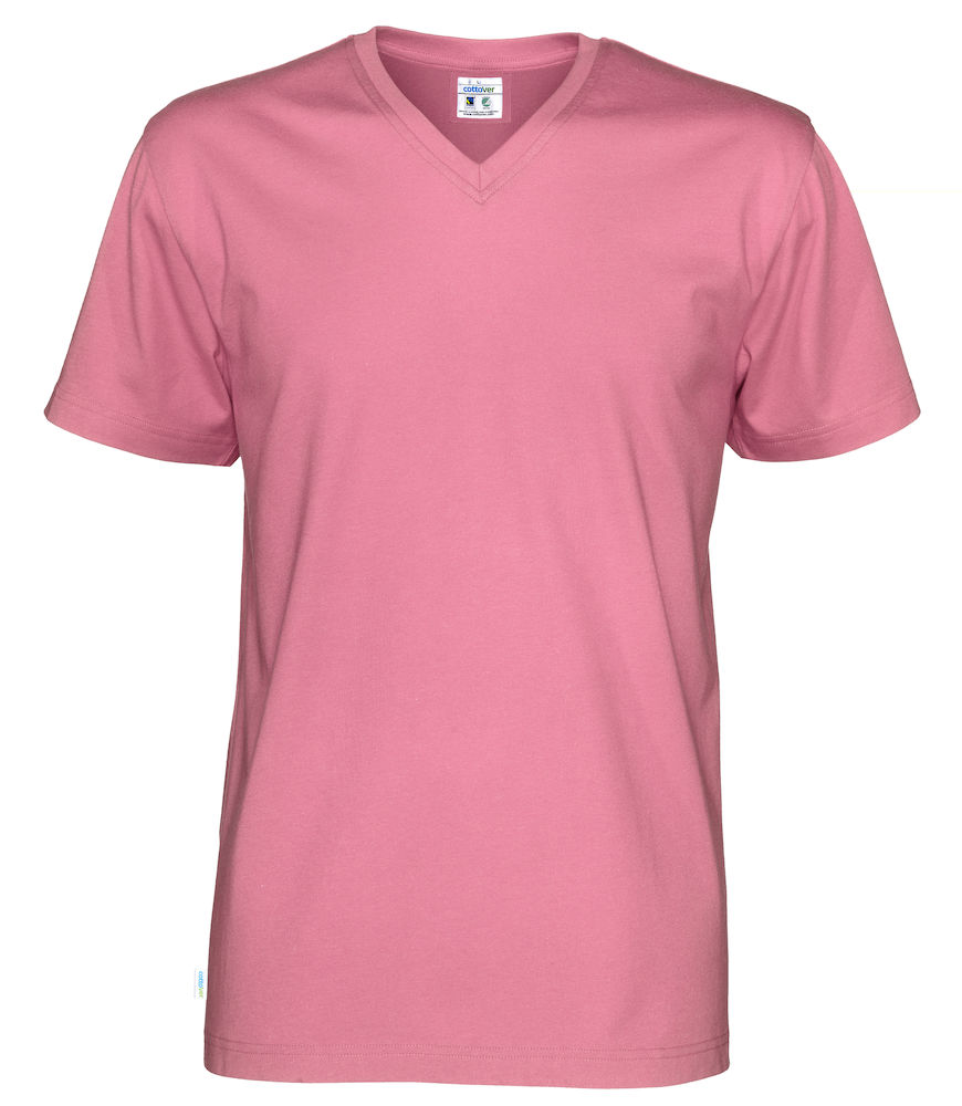 T-shirt V-Neck 141022 - Pink