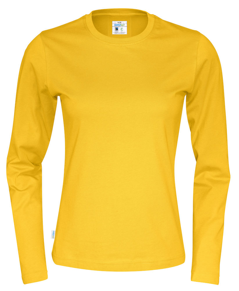T-SHIRT LONG SLEEVE WOMAN – YELLOW