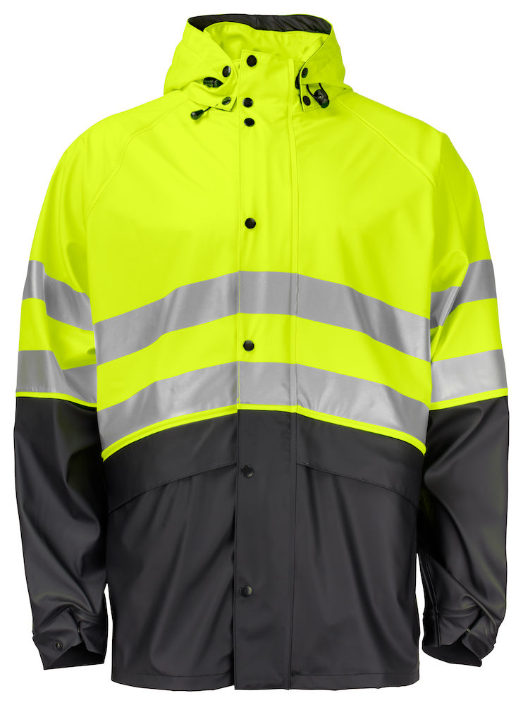 6431 KURTKA PRZECIWDESZCZOWA EN ISO 20471 – YELLOW/ BLACK