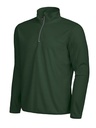 MELTON HALF ZIP – DARK GREEN