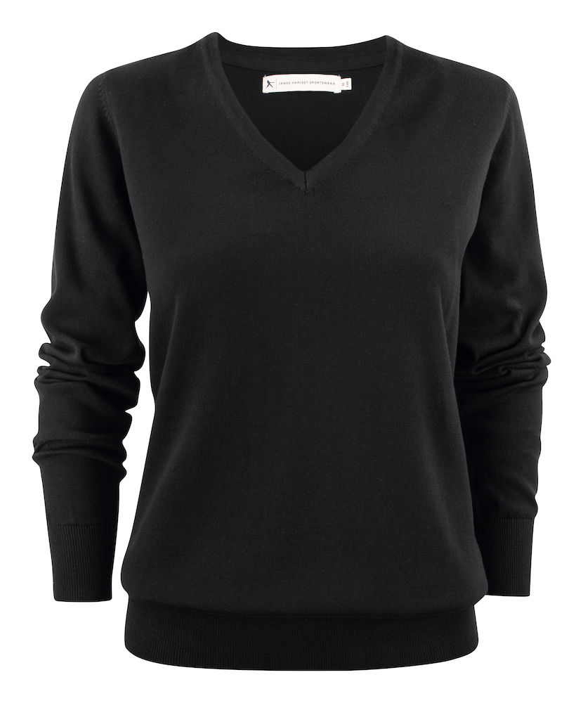 ASHLAND V-NECK WOMAN – BLACK