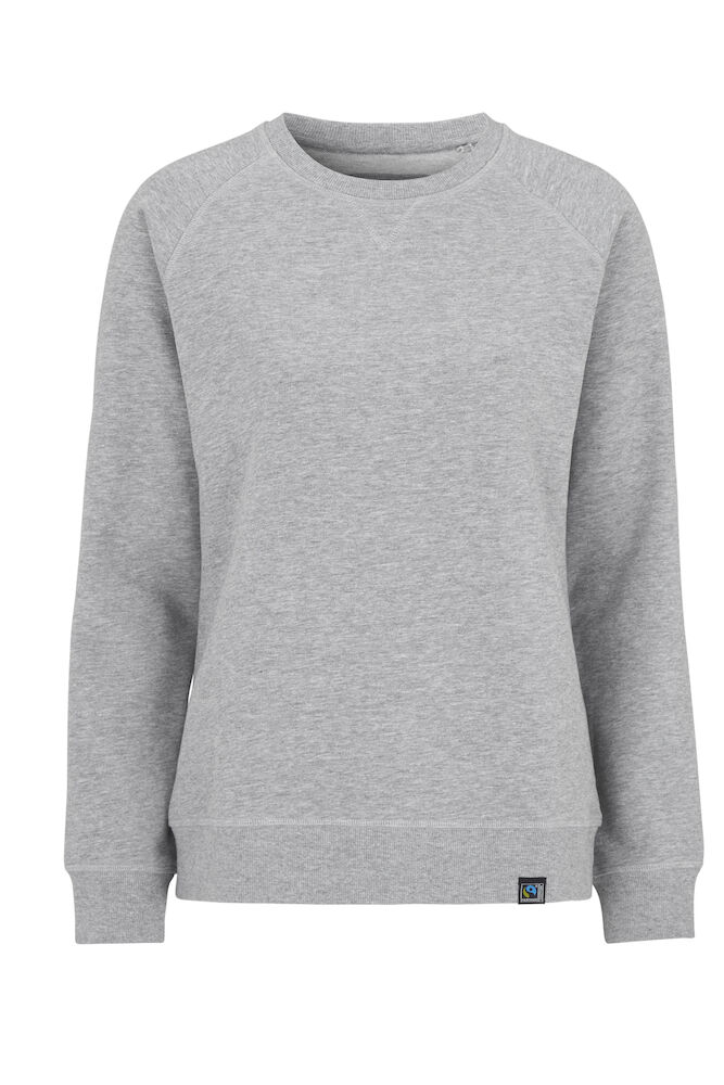 Bluza F. Terry Crew Neck Woman 141503 - Grey Melange