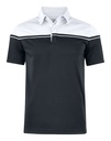 SEABECK POLO – BLACK/WHITE