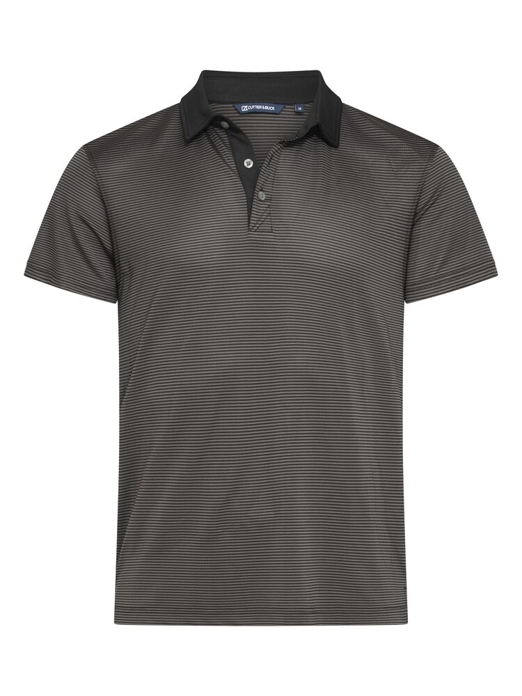 VIRTUE POLO STRIPES – BLACK