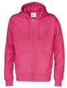 FULL ZIP HOOD – CERISE
