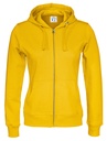 FULL ZIP HOOD WOMAN – YELLOW
