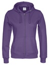Bluza Full Zip Hood Woman 141009 - Purple