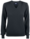EVERETT V-NECK WOMAN – BLACK