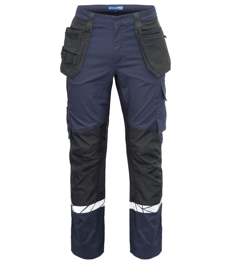 7509 Spodnie robocze z otwartymi kieszeniami – NAVY/ BLACK
