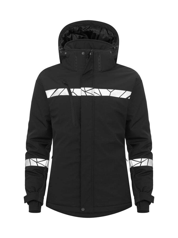 7418 Ocieplana kurtka damska typu softshell – BLACK/ BLACK