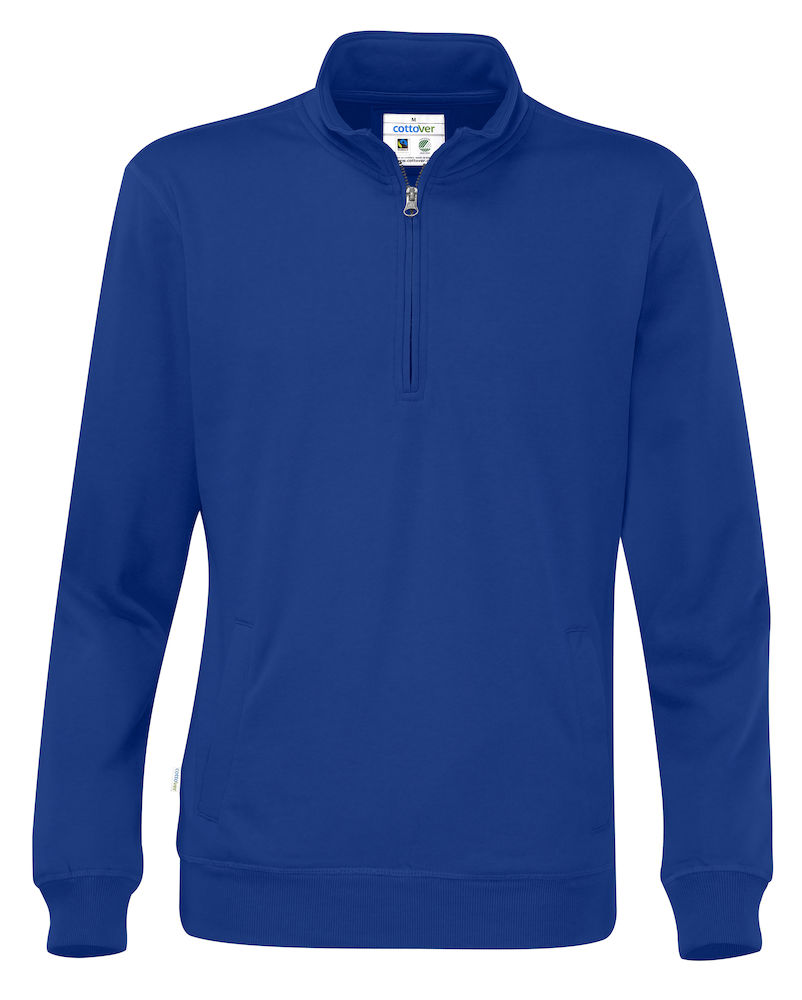 HALF ZIP UNISEX – ROYAL BLUE