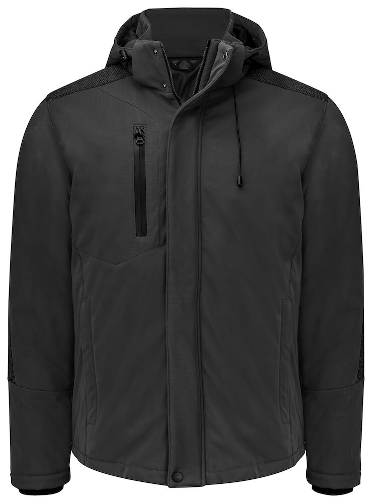 3417 KURTKA FUNKCJONALNA Z PODSZEWKĄ – GREY