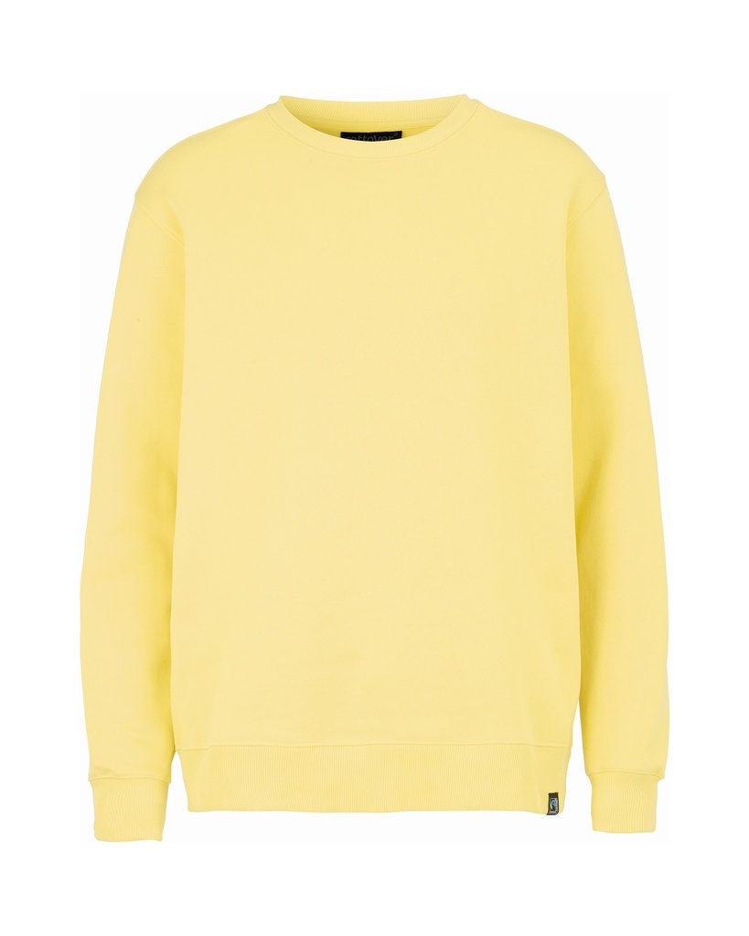 KEY CREW NECK – LIGHT YELLOW