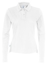 PIQUE LONG SLEEVE WOMAN – WHITE