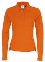 PIQUE LONG SLEEVE WOMAN – ORANGE