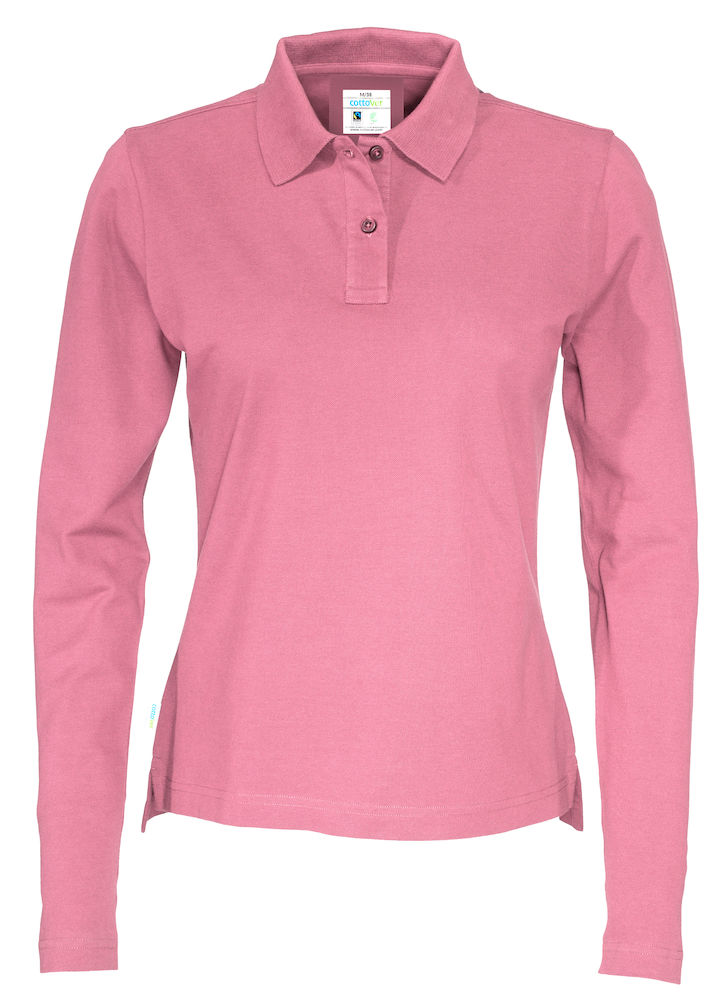 PIQUE LONG SLEEVE WOMAN – PINK