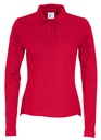 PIQUE LONG SLEEVE WOMAN – RED